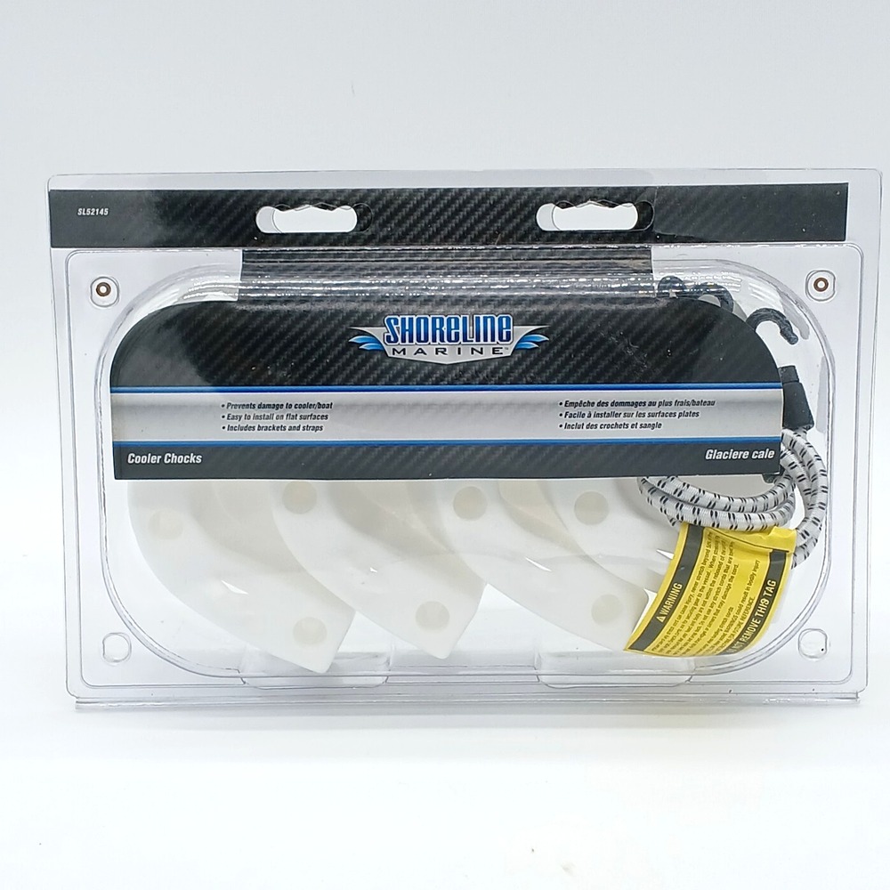 Shoreline Marine SL52145 Cooler Chocks With Hold Down Boat Accessories Safety